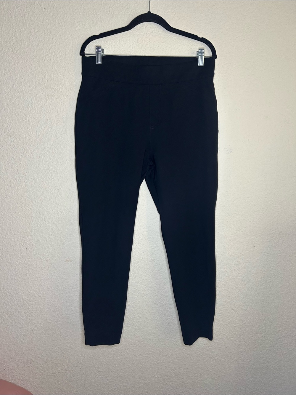 SPANX The Perfect Pant Womens Extra Large Back Seam Crop Black Stretch Shapewear